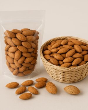 Mandorle sgusciate al naturale di Sicilia, dolci e croccanti