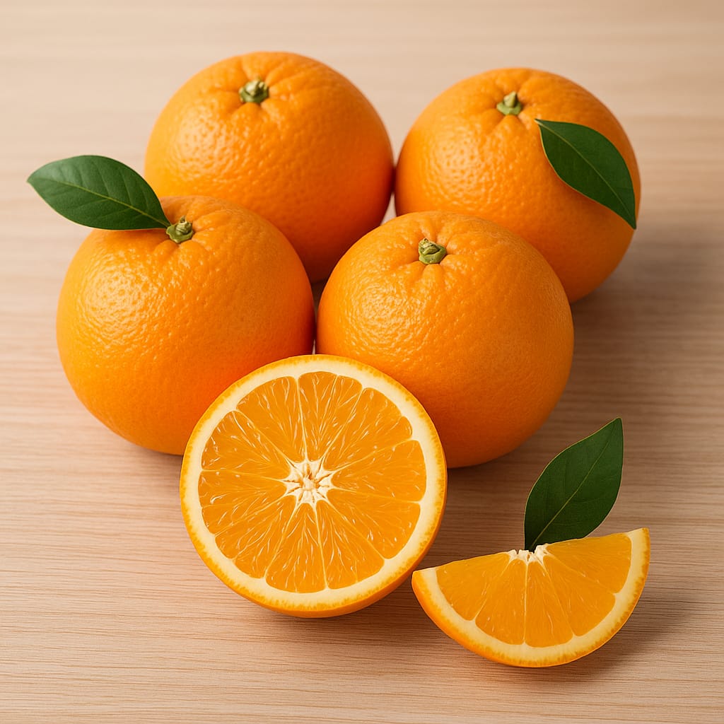 arance navel da tavola di Sicilia , pezzatura medio-grande , ideale per consumo fresco